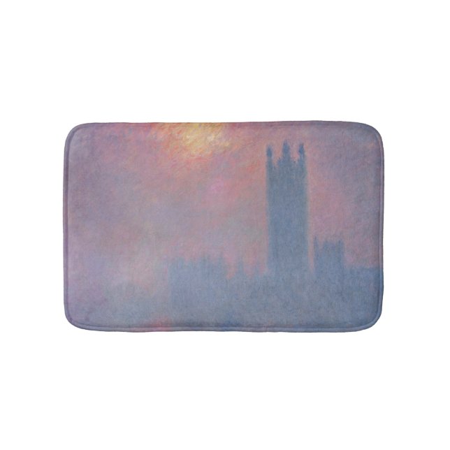 Claude Monet | The Houses of Parliament, London Bathroom Mat (Front)