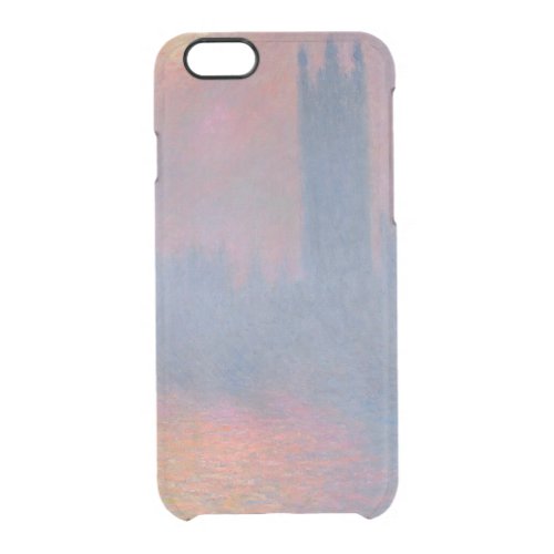 Claude Monet  The Houses of Parliament London Clear iPhone 66S Case