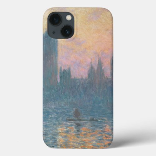Claude Monet  The Houses of Parliament Sunset iPhone 13 Case