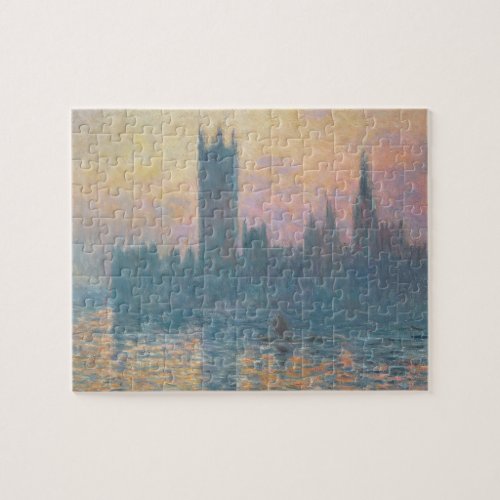 Claude Monet  The Houses of Parliament Sunset Jigsaw Puzzle