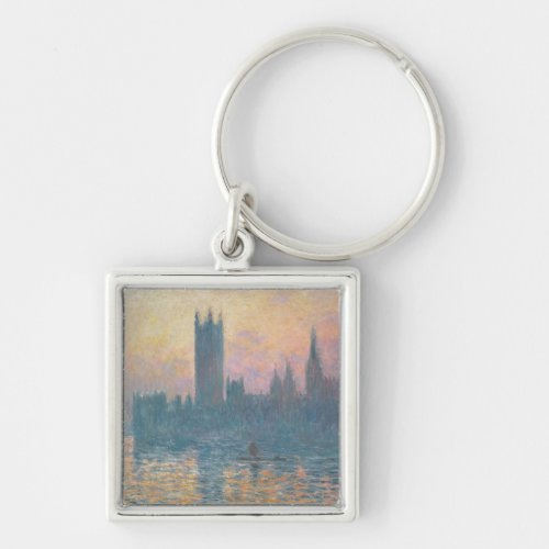 Claude Monet  The Houses of Parliament Sunset Keychain