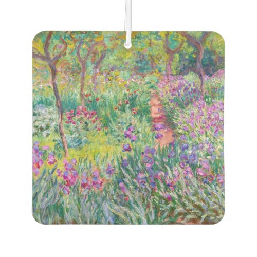 Claude Monet _ The Iris Garden at Giverny Air Freshener