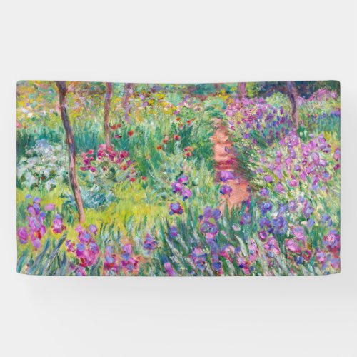 Claude Monet _ The Iris Garden at Giverny Banner