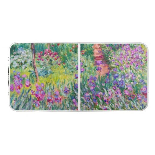 Claude Monet _ The Iris Garden at Giverny Beer Pong Table