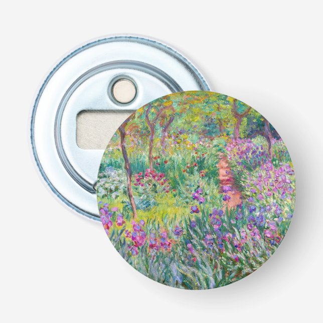 Claude Monet - The Iris Garden at Giverny Bottle Opener (Front)