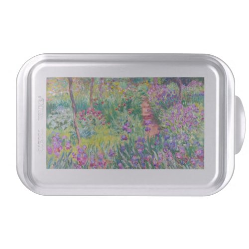 Claude Monet _ The Iris Garden at Giverny Cake Pan