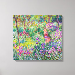 Claude Monet - The Iris Garden at Giverny Canvas Print
