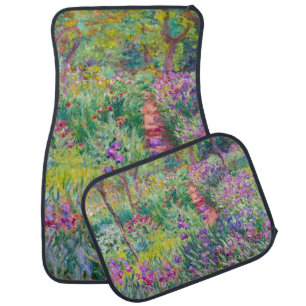 Claude Monet - The Iris Garden at Giverny Car Floor Mat