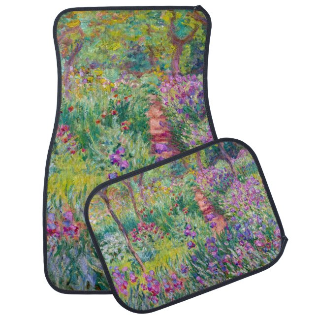 Claude Monet - The Iris Garden at Giverny Car Floor Mat (Set)
