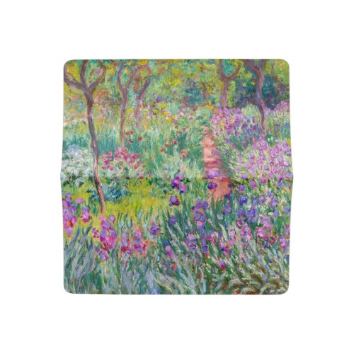 Claude Monet _ The Iris Garden at Giverny Checkbook Cover