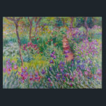 Claude Monet - The Iris Garden at Giverny Cutting Board<br><div class="desc">The Iris Garden at Giverny / The Artist's Garden at Giverny - Claude Monet,  1899-1900</div>