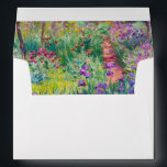 Claude Monet - The Iris Garden at Giverny Envelope<br><div class="desc">The Iris Garden at Giverny / The Artist's Garden at Giverny - Claude Monet,  1899-1900</div>