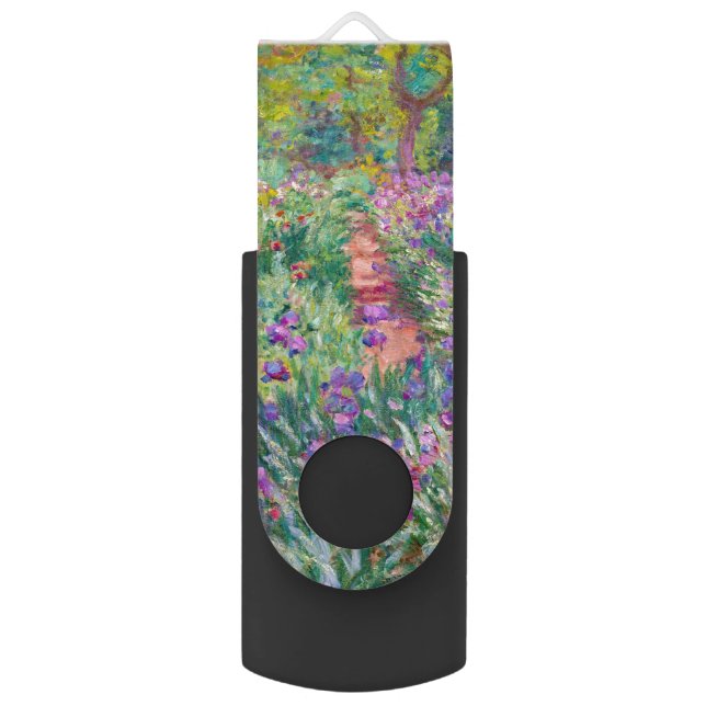Claude Monet - The Iris Garden at Giverny Flash Drive (Front Vertical)
