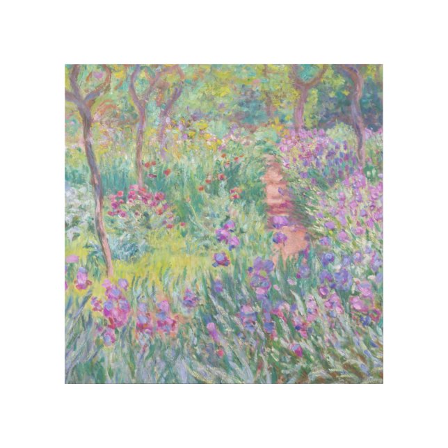 Claude Monet - The Iris Garden at Giverny Gallery Wrap (Front)