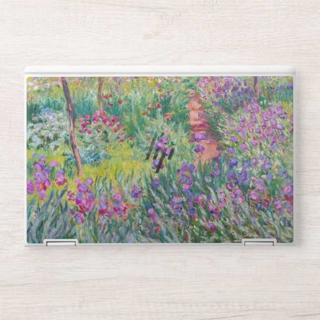 Claude Monet - The Iris Garden at Giverny HP Laptop Skin (Front)