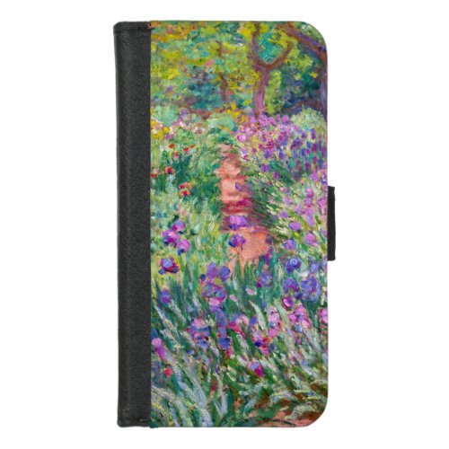 Claude Monet _ The Iris Garden at Giverny iPhone 87 Wallet Case