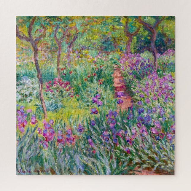 Claude Monet - The Iris Garden at Giverny Jigsaw Puzzle (Vertical)