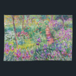 Claude Monet - The Iris Garden at Giverny Kitchen Towel<br><div class="desc">The Iris Garden at Giverny / The Artist's Garden at Giverny - Claude Monet,  1899-1900</div>