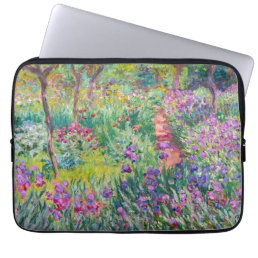 Claude Monet - The Iris Garden at Giverny Laptop Sleeve