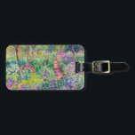 Claude Monet - The Iris Garden at Giverny Luggage Tag<br><div class="desc">The Iris Garden at Giverny / The Artist's Garden at Giverny - Claude Monet,  1899-1900</div>