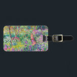 Claude Monet - The Iris Garden at Giverny Luggage Tag<br><div class="desc">The Iris Garden at Giverny / The Artist's Garden at Giverny - Claude Monet,  1899-1900</div>