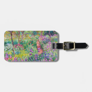 Claude Monet - The Iris Garden at Giverny Luggage Tag