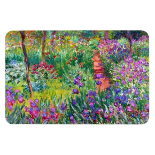 Claude Monet The Iris Garden at Giverny Magnet