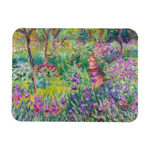 Claude Monet _ The Iris Garden at Giverny Magnet
