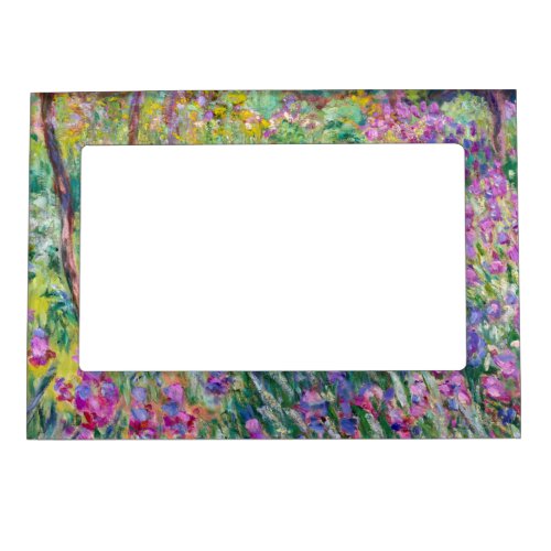 Claude Monet _ The Iris Garden at Giverny Magnetic Frame