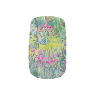 Claude Monet - The Iris Garden at Giverny Minx Nail Art