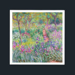 Claude Monet - The Iris Garden at Giverny Napkins<br><div class="desc">The Iris Garden at Giverny / The Artist's Garden at Giverny - Claude Monet,  1899-1900</div>