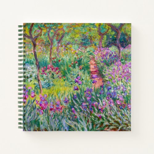 Claude Monet _ The Iris Garden at Giverny Notebook