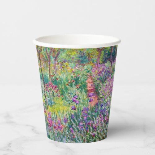 Claude Monet _ The Iris Garden at Giverny Paper Cups