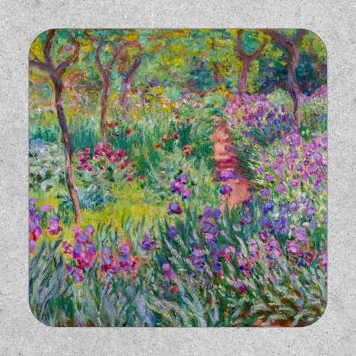 Claude Monet _ The Iris Garden at Giverny Patch