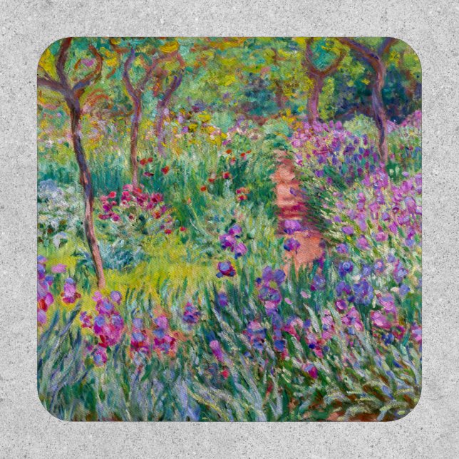 Claude Monet - The Iris Garden at Giverny Patch (Front)