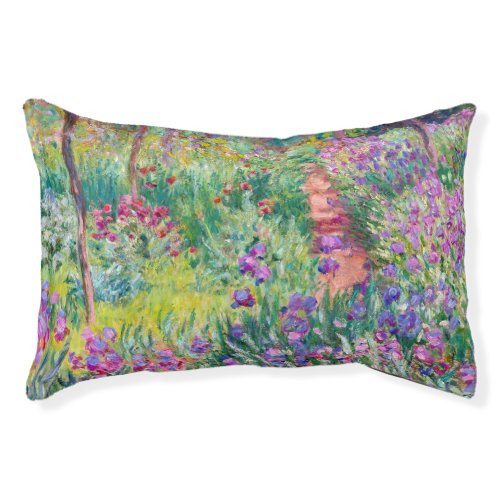 Claude Monet _ The Iris Garden at Giverny Pet Bed