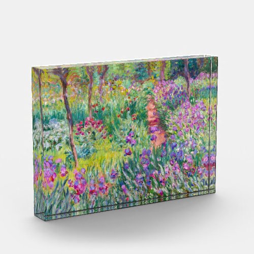 Claude Monet _ The Iris Garden at Giverny Photo Block
