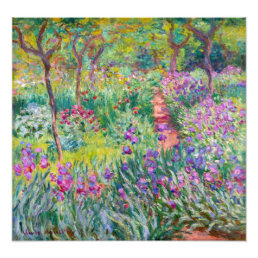 Claude Monet - The Iris Garden at Giverny Photo Print