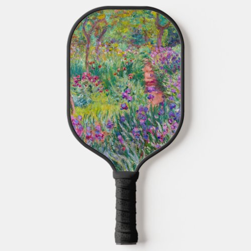 Claude Monet _ The Iris Garden at Giverny Pickleball Paddle