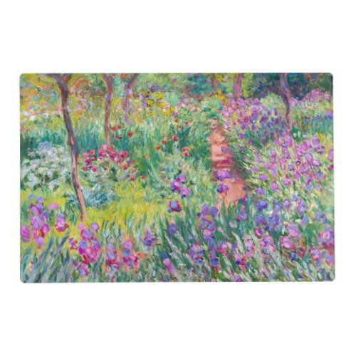 Claude Monet _ The Iris Garden at Giverny Placemat