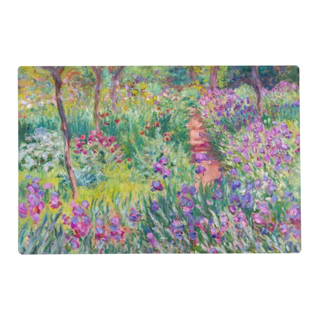 Claude Monet - The Iris Garden at Giverny Placemat (Front)