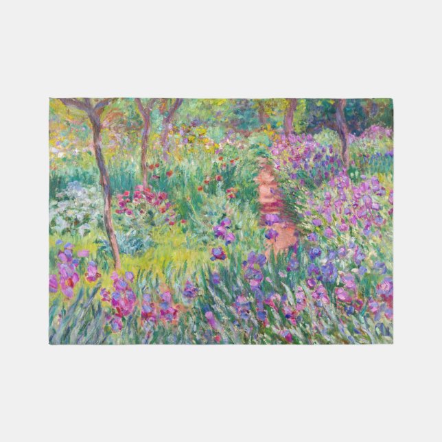 Claude Monet - The Iris Garden at Giverny Rug (Front)