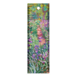 Claude Monet - The Iris Garden at Giverny Ruler