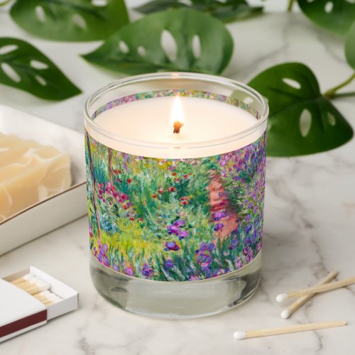 Claude Monet _ The Iris Garden at Giverny Scented Candle