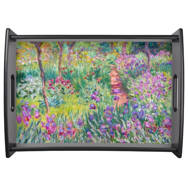 Claude Monet - The Iris Garden at Giverny Serving Tray (Front)