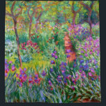 Claude Monet: The Iris Garden at Giverny Shower Curtain<br><div class="desc">A colorful classic shower curtain featuring the iris garden at Giverny,  painted by the French impressionist painter Claude Monet.</div>