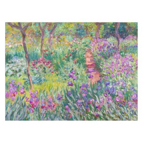 Claude Monet _ The Iris Garden at Giverny Tablecloth