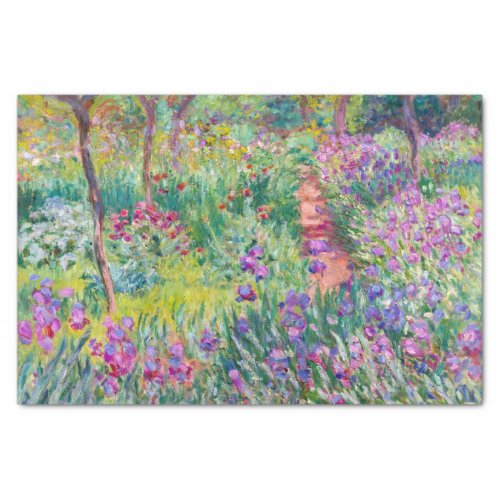 Claude Monet _ The Iris Garden at Giverny Tissue Paper