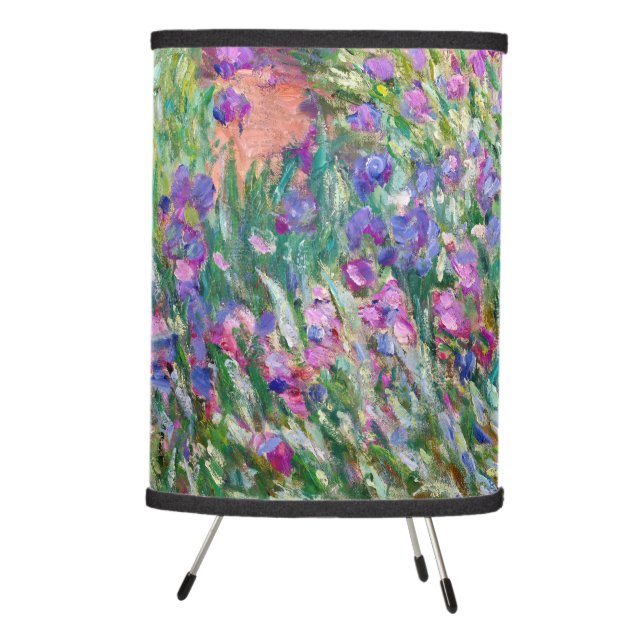 Claude Monet - The Iris Garden at Giverny Tripod Lamp (Right)