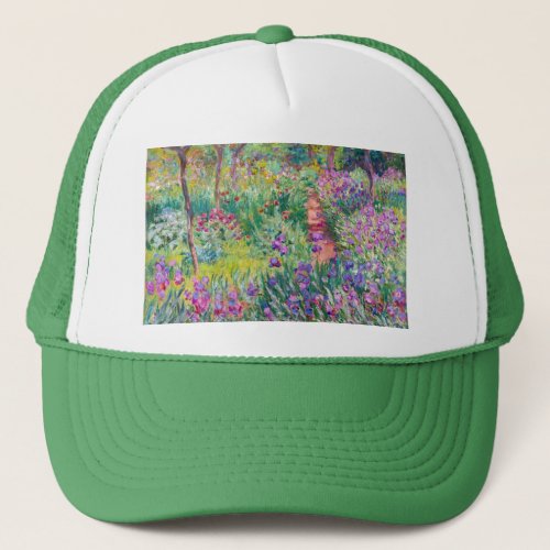 Claude Monet _ The Iris Garden at Giverny Trucker Hat
